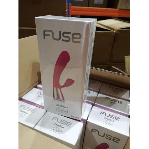 Інтерактивний вібратор-кролик Ohmibod Fuse for Kiiroo Pink (м'ята упаковка)