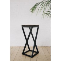 Барний стілець GoodsMetall із металу в стилі ЛОФТ 750х350х350 БС15