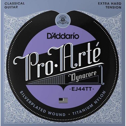 Струни для класичної гітари D'Addario EJ44TT Classic Silverplated Wound Titanium Nylon Extra Hard Tension Струни для класичної гітари D'Addario EJ44TT Classic Silverplated Wound Titanium Nylon Extra Hard Tension