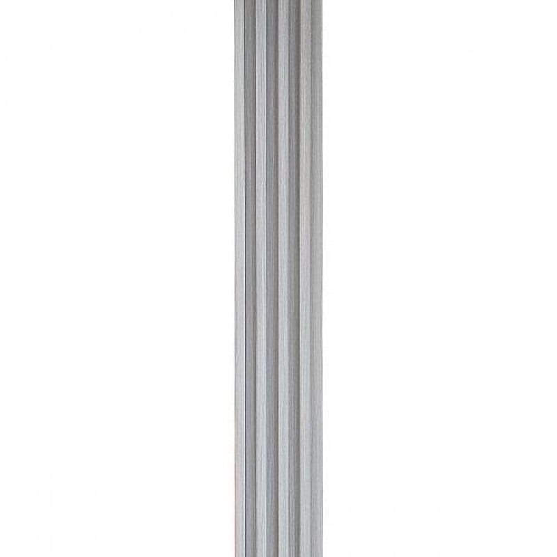Декоративна стінова рейка Sticker Wall 160*23*3000мм (D) SW-00001528 Світло-сіра