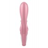 Смартвібратор-кролик Satisfyer Hug Me Pink, 2 мотори, діаметр 4,2см, широка кліторальна частина в інтернет супермаркеті PbayMarket!