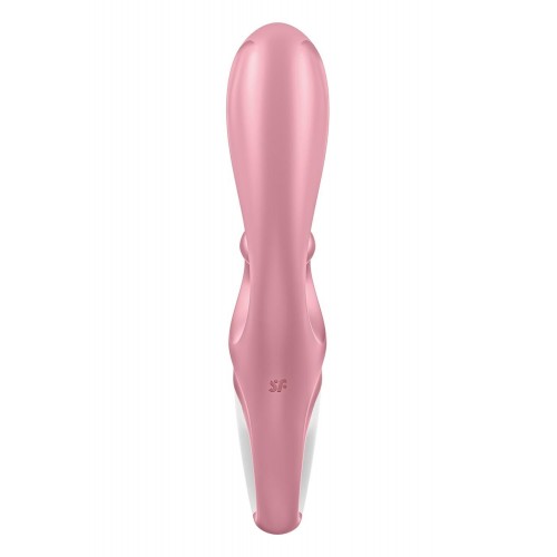 Смартвібратор-кролик Satisfyer Hug Me Pink, 2 мотори, діаметр 4,2см, широка кліторальна частина в інтернет супермаркеті PbayMarket!