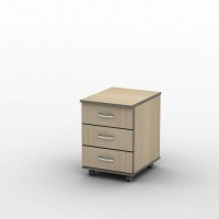 Тумба офісна Тиса Мебель ТМ-1 Бук 55x45x40 см Тумба офісна Тиса Мебель ТМ-1 Бук 55x45x40 см