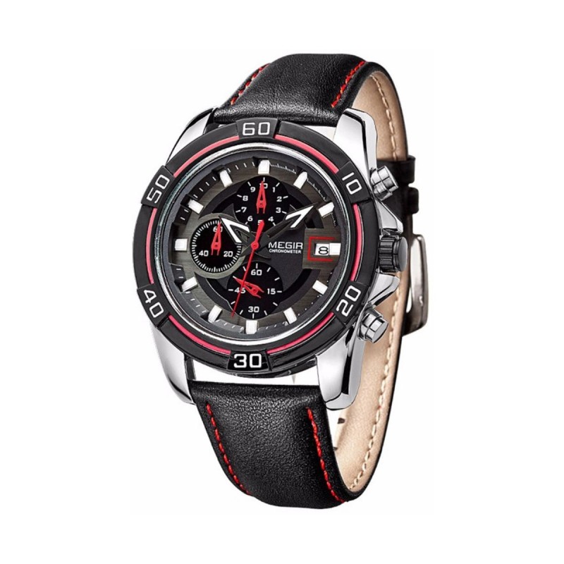 Годинник Megir MG2023 Black (ML2023G-BK-1)