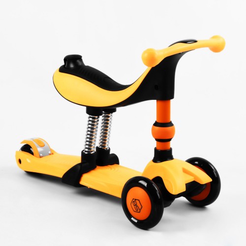 Самокат-велобіг триколісний Best Scooter колеса PU зі світлом 3 в 1 70 кг Orange (105657) Самокат-велобіг триколісний Best Scooter колеса PU зі світлом 3 в 1 70 кг Orange (105657)