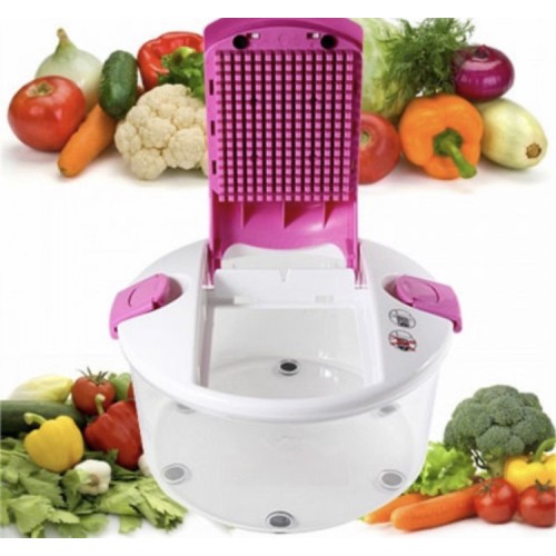 Овочерізка Salad Chef Smart Multi 13 в 1 Рожева (300467)