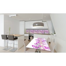 Наклейка вінілова на стіл Zatarga «Рожеві Алмази» 650х1200 мм Z180880/1st