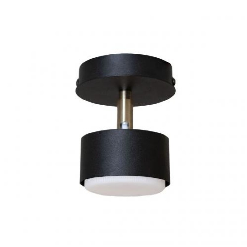 Світильник стельовий MSK Electric Copter з поворотним плафоном під лампу GX53 NL 80405-1 BK Чорний (619313)