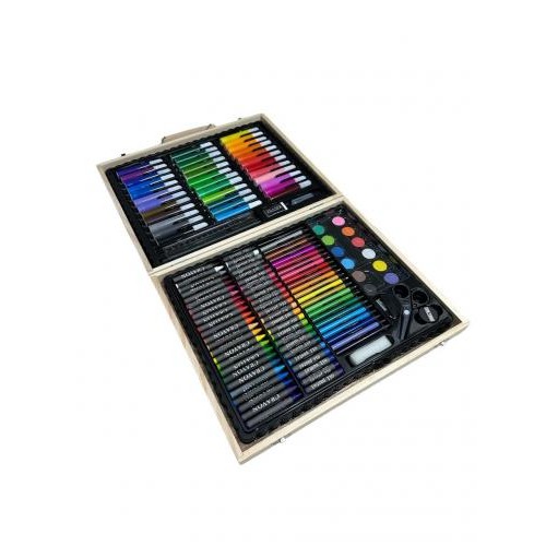 Олівці та маркери для малювання у дерев'яній валізці 150 шт Art Set (2013960296) в інтернет супермаркеті PbayMarket! Олівці та маркери для малювання у дерев'яній валізці 150 шт Art Set (2013960296) в інтернет супермаркеті PbayMarket!