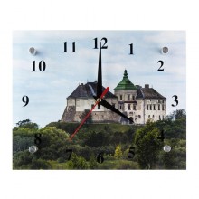 Годинники Настінні Олеський замок На Пагорбі Тихий хід 20х25х5 см (21344)