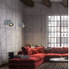 Бра Candellux Ash 16x11 см Сірий (91-64394)