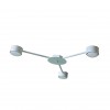 Люстра стельова MSK Electric Copter 3 плафони GX53 NL 8040-3 WH Білий 618701
