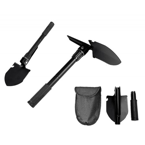 Лопата саперна MASTERTOOL 95х125х415 мм складана 14-6280