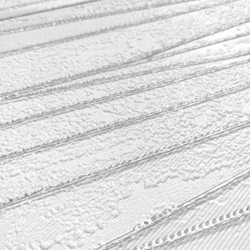 Самоклеюча 3D панель Sticker Wall SW-00001185 Срібні стрічки 700х700х5мм