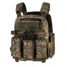 Плитоноска без плит з підсумками No Brand Molle One Size Піксель (1833928577)