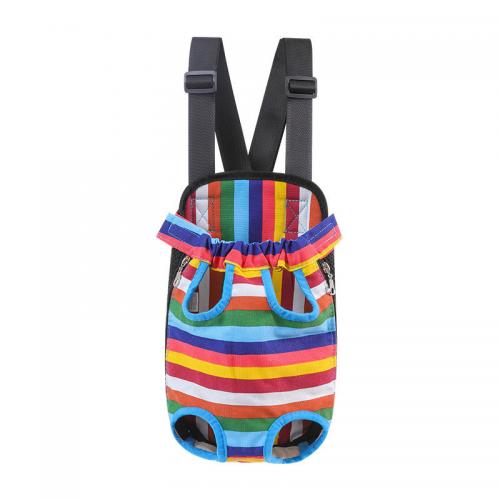 Рюкзак-кенгуру для тварин No Brand DT834 Rainbow L перенесення котам собакам Рюкзак-кенгуру для тварин No Brand DT834 Rainbow L перенесення котам собакам