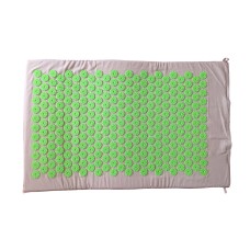 Акупунктурний масажний килимок аплікатор Кузнєцова Rao 76*48 см сірий із салатовим