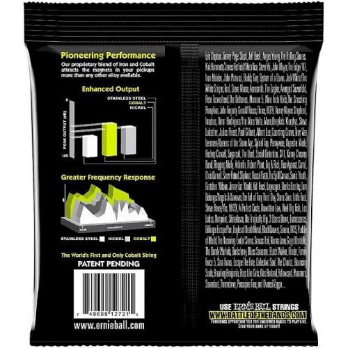 Струни для електрогітари Ernie Ball 2728 7-String Cobalt Slinky Electric Guitar Strings 10/56 Струни для електрогітари Ernie Ball 2728 7-String Cobalt Slinky Electric Guitar Strings 10/56