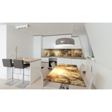 Наклейка вінілова на стіл Zatarga «Стародавня Європа» 650х1200 мм Z180833/1st