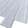 Декоративна ПВХ панель цегла зелений орнамент Sticker Wall SW-00001429 960х480х4мм