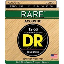 Струни для акустичної гітари DR RPBG-12/56 Rare Phosphor Bronze Acoustic Guitar Strings Bluegrass