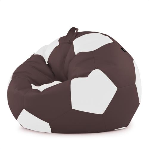 Крісло мішок М'яч Оксфорд 120см Студія Комфорту Великий Коричневий + Білий Крісло мішок М'яч Оксфорд 120см Студія Комфорту Великий Коричневий + Білий
