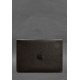 Шкіряний чохол-конверт на магнітах для MacBook 14 Темно-коричневий BlankNote