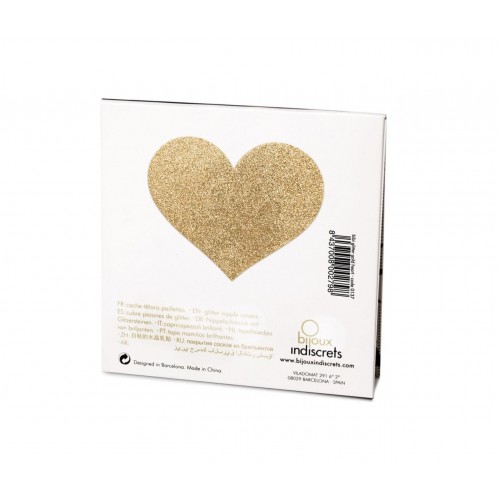 Пестіс прикраса на соски Bijoux Indiscrets Flash Heart Gold (SO2338) в інтернет супермаркеті PbayMarket!