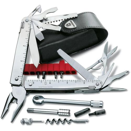 Мультитул Victorinox SwissTool X Plus Ratchet 115 мм 38 функцій Сріблястий (3.0339.L) Мультитул Victorinox SwissTool X Plus Ratchet 115 мм 38 функцій Сріблястий (3.0339.L)