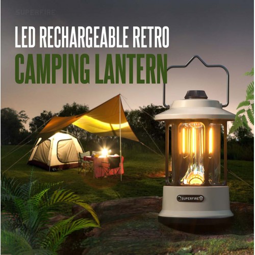 Ліхтар кемпінговий акумуляторний T35 Superfire 220 Lumen IP44