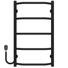 Рушникосушарка електрична Трапеція П5 400х700 Deffi Чорний EF16 (C.TR.70.40.5.E.B.L.5)