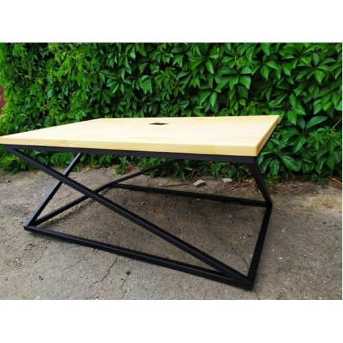 Журнальний столик GoodsMetall 1000х600х420 Zeta Лофт Журнальний столик GoodsMetall 1000х600х420 Zeta Лофт