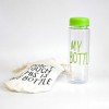 Пляшечка для води My Bottle у чохлі 500 мл Зелений