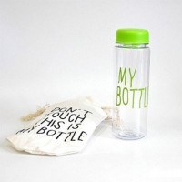 Пляшечка для води My Bottle у чохлі 500 мл Зелений
