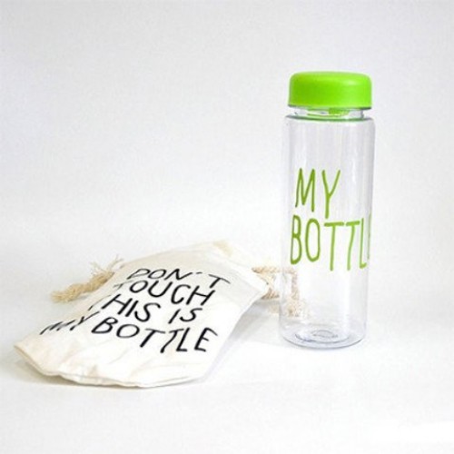 Пляшечка для води My Bottle у чохлі 500 мл Зелений