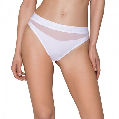 Трусики з прозорою вставкою Passion PS006 PANTIES white, size L в інтернет супермаркеті PbayMarket!