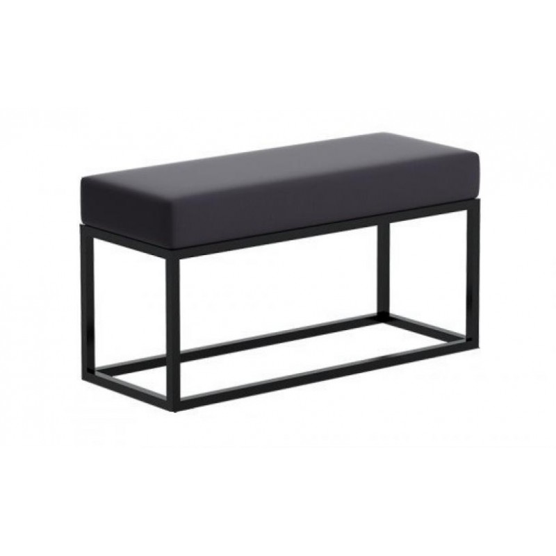Банкетка - пуф у стилі Loft NS-115 440x800x300 мм Черный