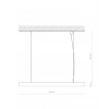 Стельовий світильник Nowodvorski Cl Office 151x6x7 см Чорний (Now10214)