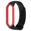 Ремінець MiJobs Double Color для Xiaomi Mi Band 5/6 Black Red