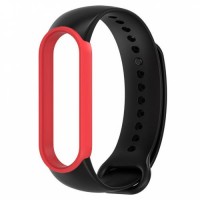 Ремінець MiJobs Double Color для Xiaomi Mi Band 5/6 Black Red Ремінець MiJobs Double Color для Xiaomi Mi Band 5/6 Black Red