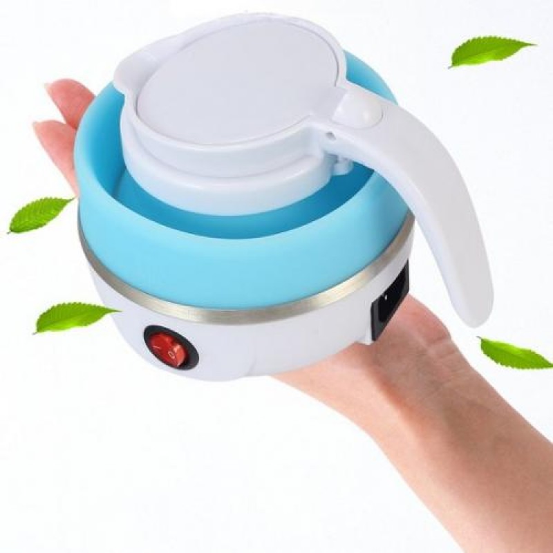 Електрочайник складний силіконовий Rainberg 220V 600W 600 мл Блакитний