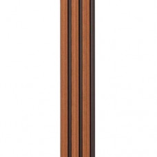 Декоративна стінова рейка Sticker Wall PS 2900x120x12 мм Коричневий (SW-00001743)