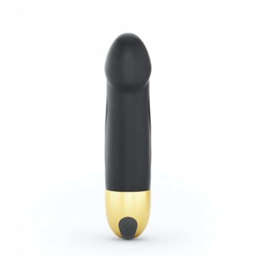 Вібратор Dorcel Real Vibration S Gold 2.0, діаметр 3,7см, перезаряджається, для точки G