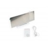 Годинник настільний електронний з проекцією та будильником Gaosuo DS-3618LP LED White
