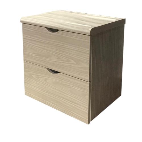 Комод пластиковий Mikola-M Скандинавське дерево із двома ящиками 60 см