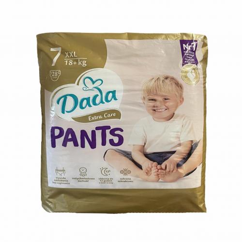 Дитячі одноразові підгузки-трусики Dada Extra Care 7 XXL (18+ кг) 28 шт