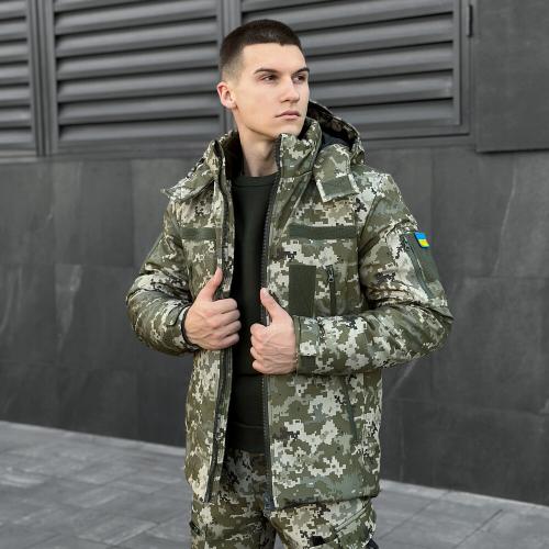 Куртка чоловіча зимова Pobedov Jacket Motive 145040 M Піксель (00000006840) Куртка чоловіча зимова Pobedov Jacket Motive 145040 M Піксель (00000006840)