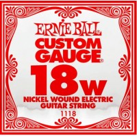 Струна Ernie Ball 1118 Nickel Wound Electric Guitar String .018 Струна Ernie Ball 1118 Nickel Wound Electric Guitar String .018