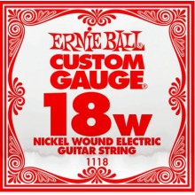 Струна Ernie Ball 1118 Nickel Wound Electric Guitar String .018