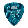 Медіатори Dunlop 483P11MD Genuine Celluloid Turquoise Pearloid Medium Player's Pack (12 шт.)